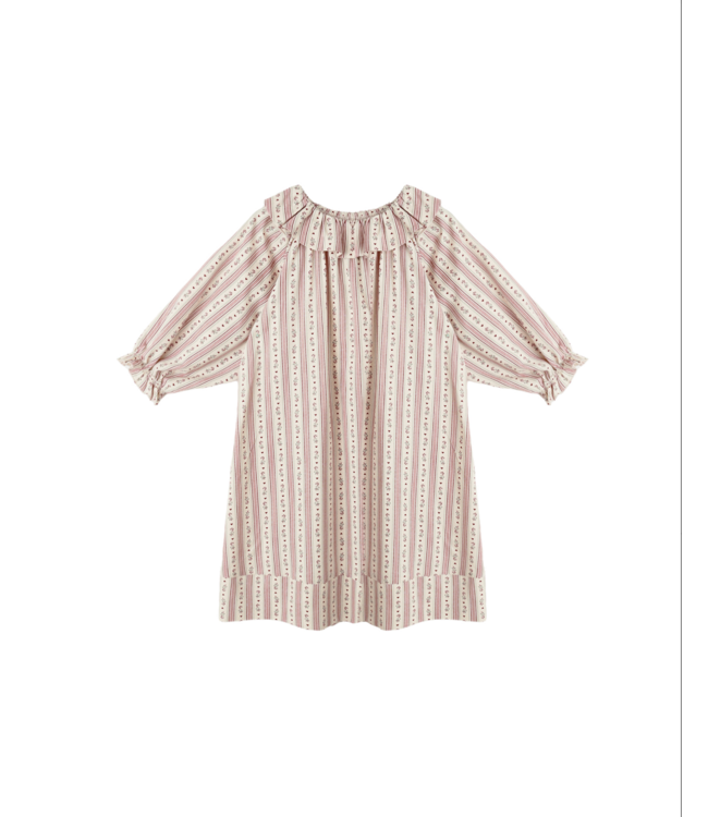 Rylee & Cru Girl's Nightgown - Candy Cane Stripe