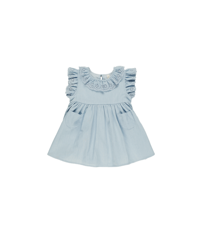 Quincy Mae Sophie Dress - Chambray
