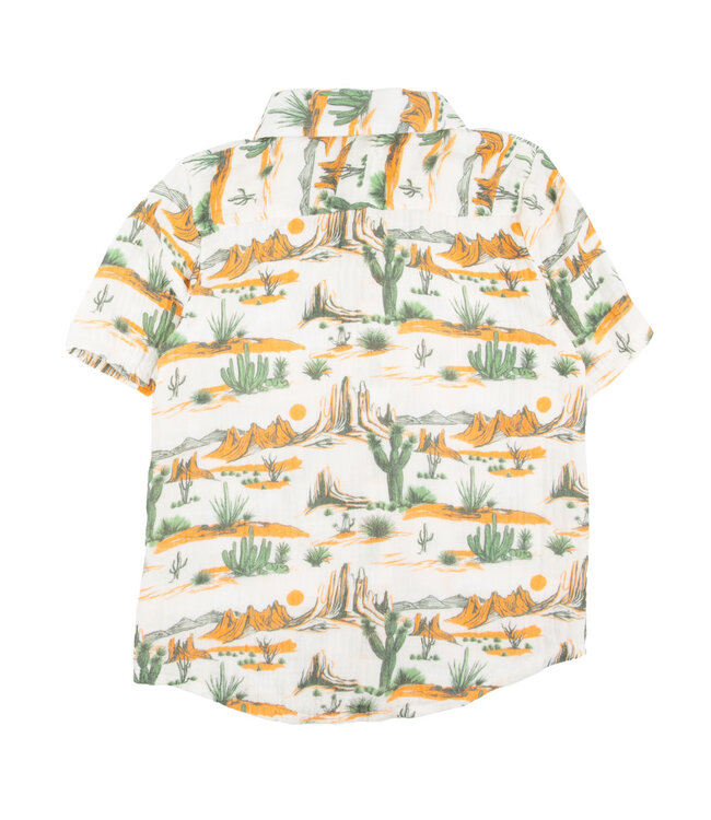 Miki Miette Button Up Baby Shirt - Western Front