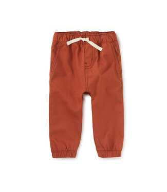 Tea Collection Woven Baby Joggers - Ginger Bread