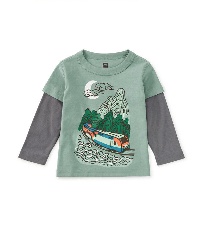 Tea Collection Korean Train Layered Baby Tee