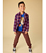 Tea Collection Flannel Button Up Shirt - Daegu Plaid