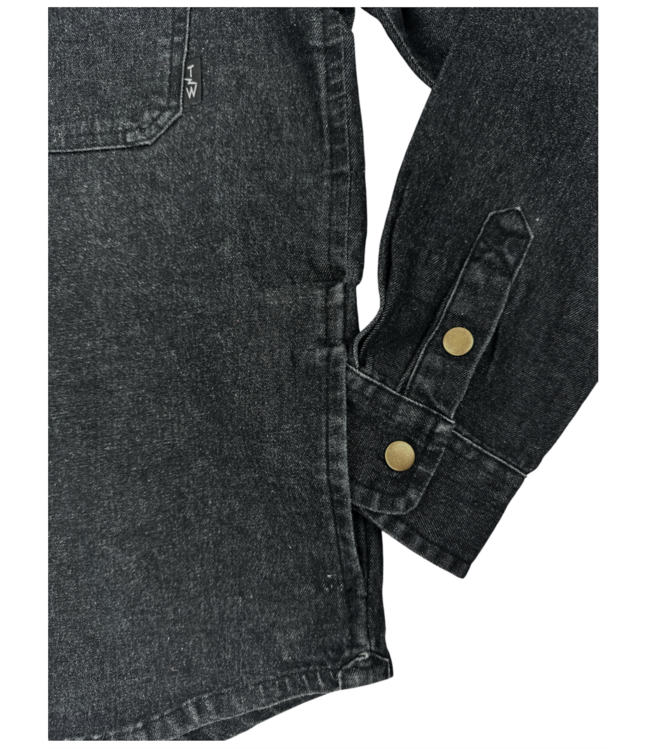 Tiny Whales Coastline Hooded Denim Shirt