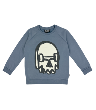 Tiny Whales Skate Skull Sweatshirt