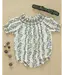 Rylee & Cru Ada Romper - Green Vines