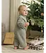 Rylee & Cru Fuzzy Baby Jumpsuit - Evergreen Stripe