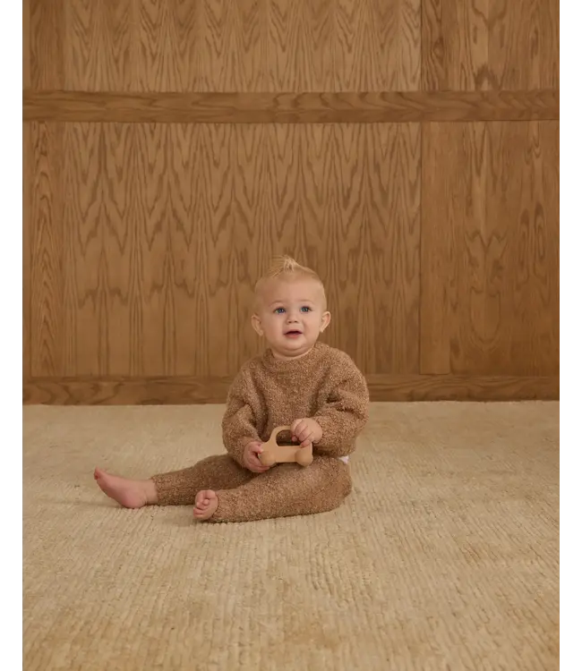 Rylee & Cru Knit Baby Pants - Toffee Boucle