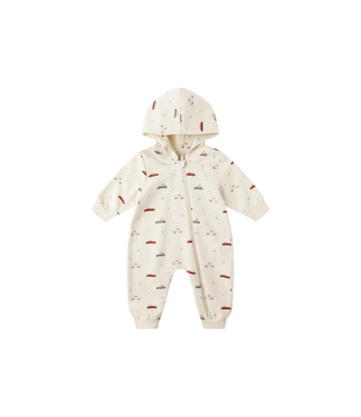 Quincy Mae Hooded Jumpsuit - Cars