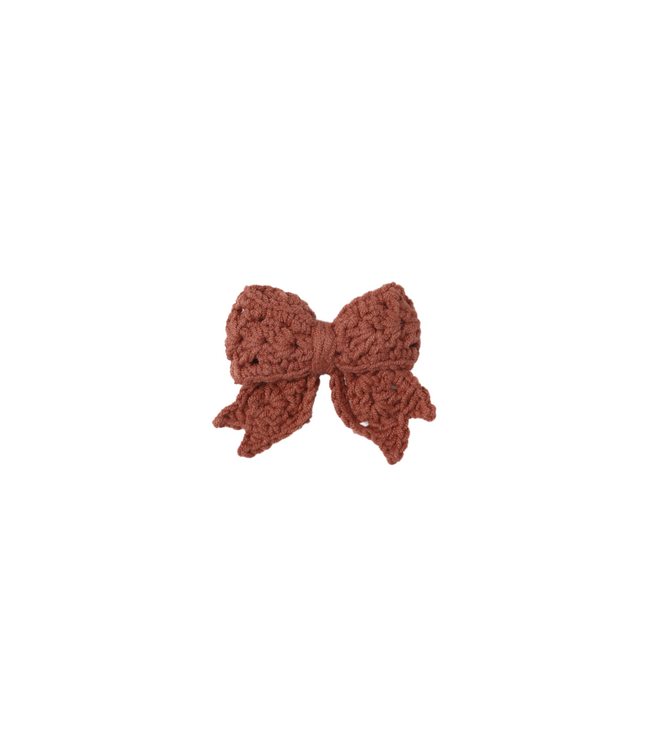 Quincy Mae Crochet Bow - Cranberry
