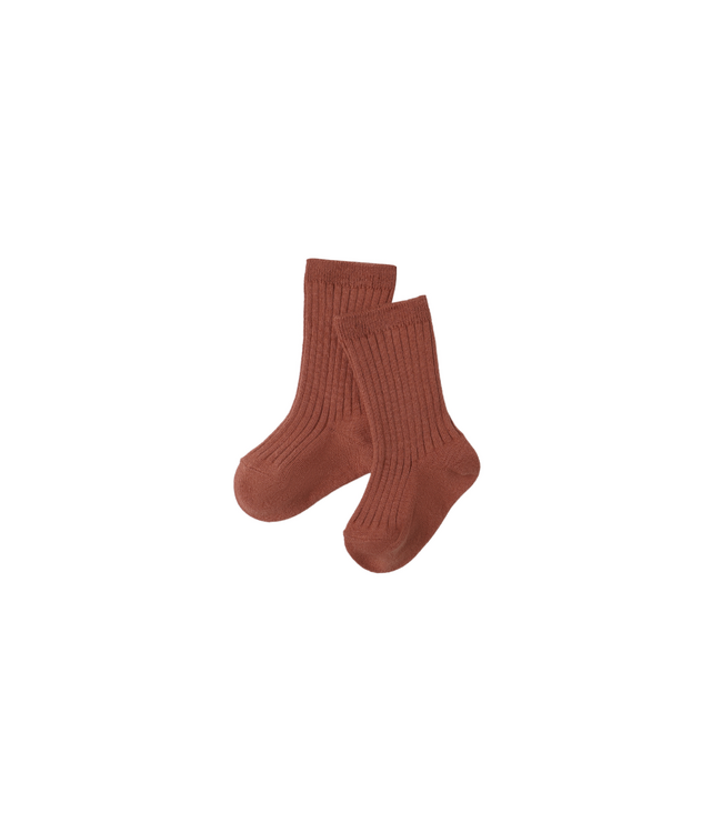 Quincy Mae Sock Set - Cranberry & Oat