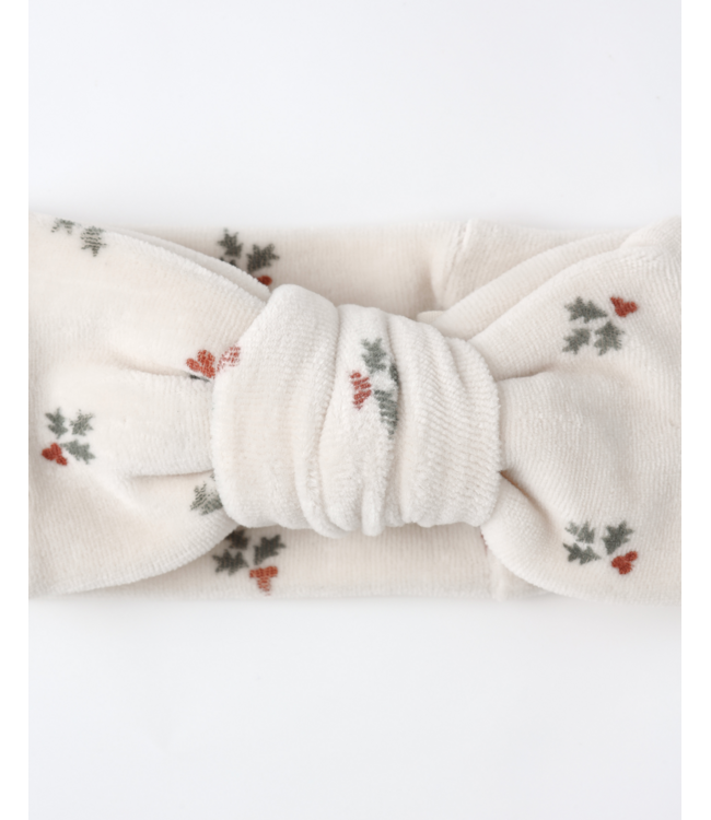 Quincy Mae Velour Bow Headband
