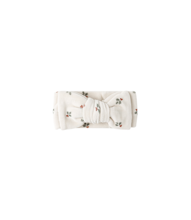 Quincy Mae Velour Bow Headband