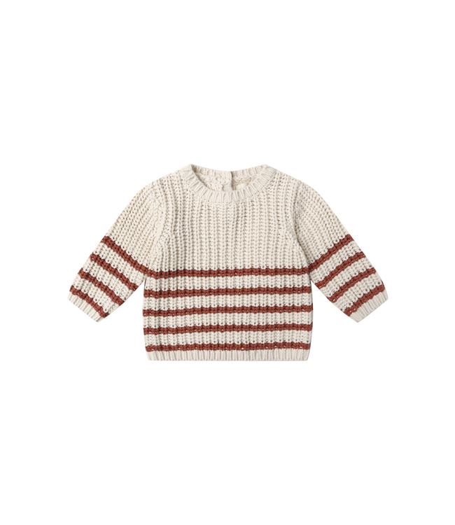 Quincy Mae Rex Sweater - Cranberry