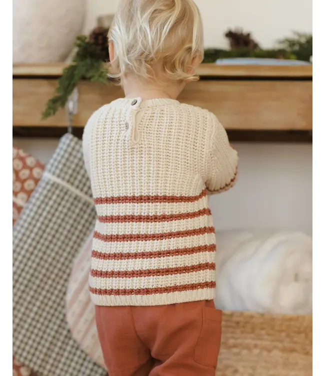 Quincy Mae Rex Sweater - Cranberry