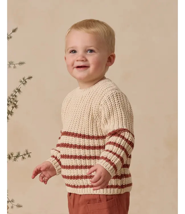 Quincy Mae Rex Sweater - Cranberry
