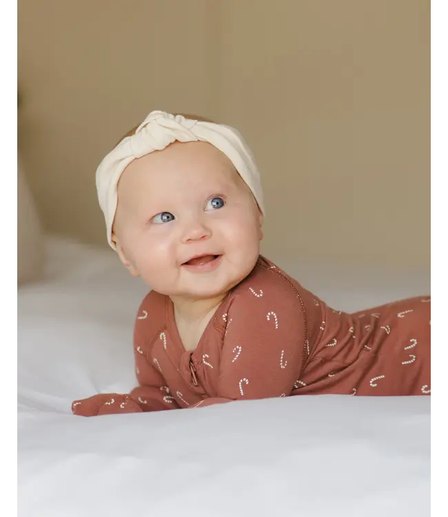 Quincy Mae Bamboo Zip Footie