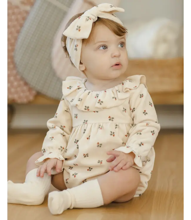 Quincy Mae Velour Bow Headband