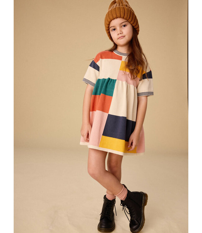 Tea Collection Colorblock Sweater Dress