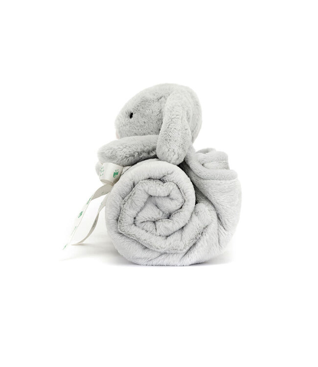 Jellycat Bashful Bunny Blankie - Silver
