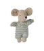 Maileg Baby Mouse in Carry Cot - Blue