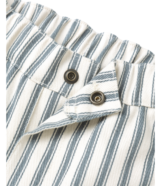 Quincy Mae Grayson Pant - Ocean Pinstripe