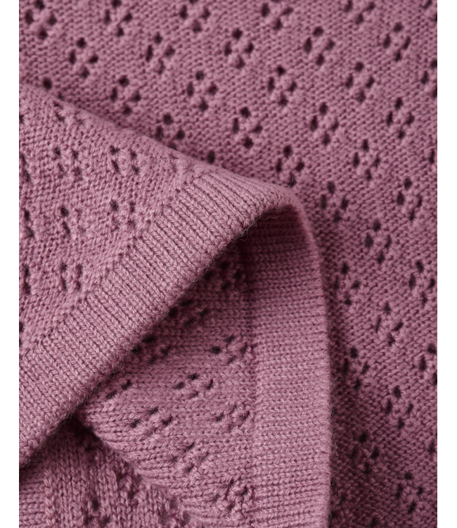 Quincy Mae Knit Cardigan - Mulberry