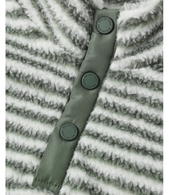 Rylee & Cru Snap Pullover - Evergreen Stripe