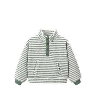 Rylee & Cru Snap Pullover - Evergreen Stripe