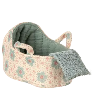 Maileg Carry Cot - Blue