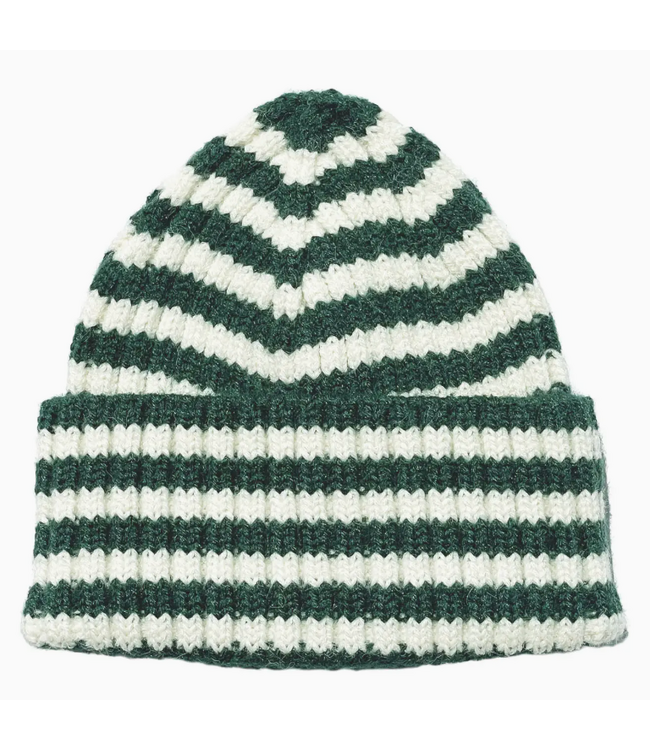 Bubu Stripe Beanie - Evergreen