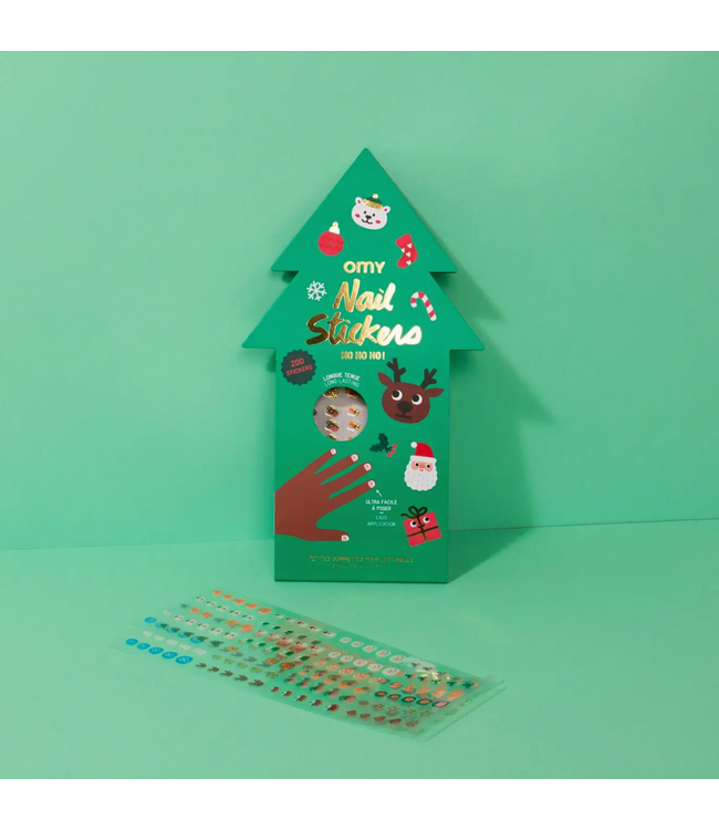 OMY Ho Ho Ho Holiday - Nail Stickers