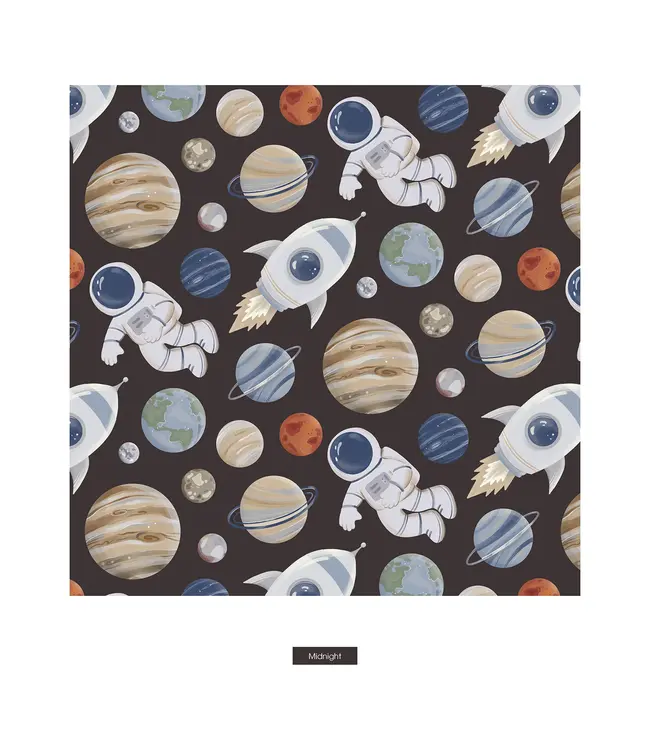 Kickee Pants 2 Way Zipper Footie - Midnight Space Dream