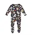 Kickee Pants 2 Way Zipper Footie - Midnight Space Dream
