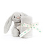 Jellycat Bashful Silver Bunny Soother