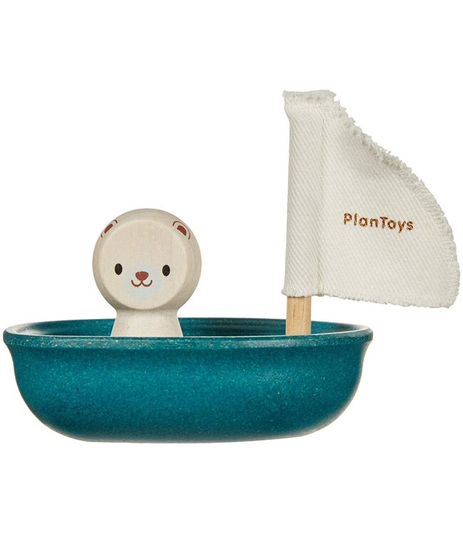 Plan Toys Sailing Boat - Polar Bear
