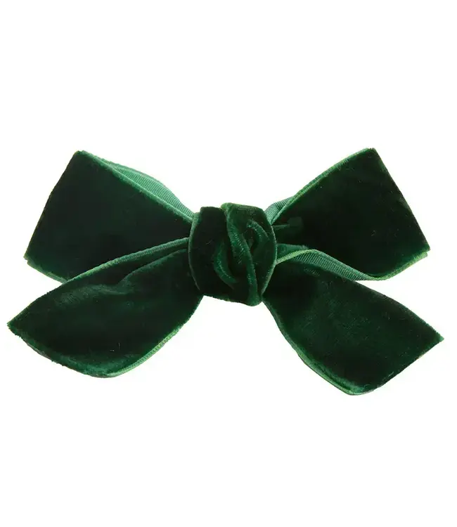 Sparkle Sisters Velvet Bow Clip