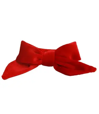 Sparkle Sisters Velvet Bow Clip