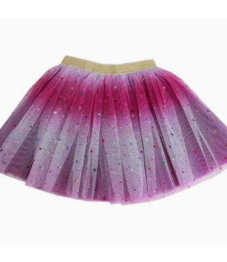 Sparkle Sisters Purple Metallic Moon and Star Tutu