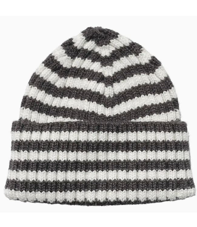 Bubu Stripe Beanie - Graphite
