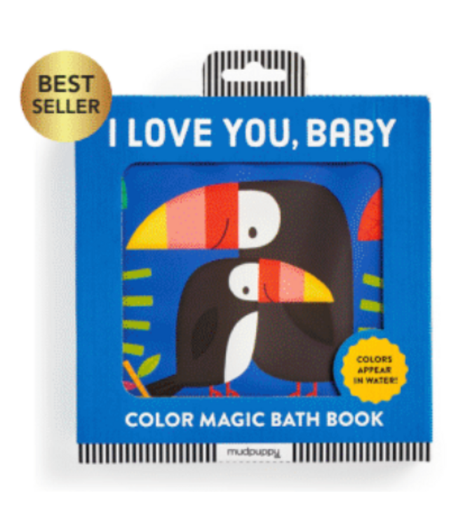 MudPuppy I Love You, Baby Color Magic Bath Book