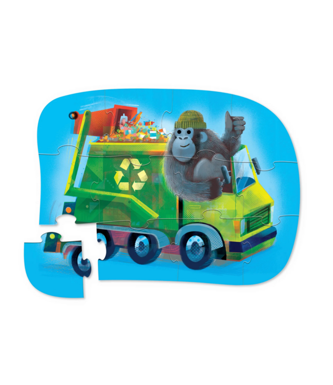 Crocodile Creek Mini Puzzle 12pc - Go Gorilla