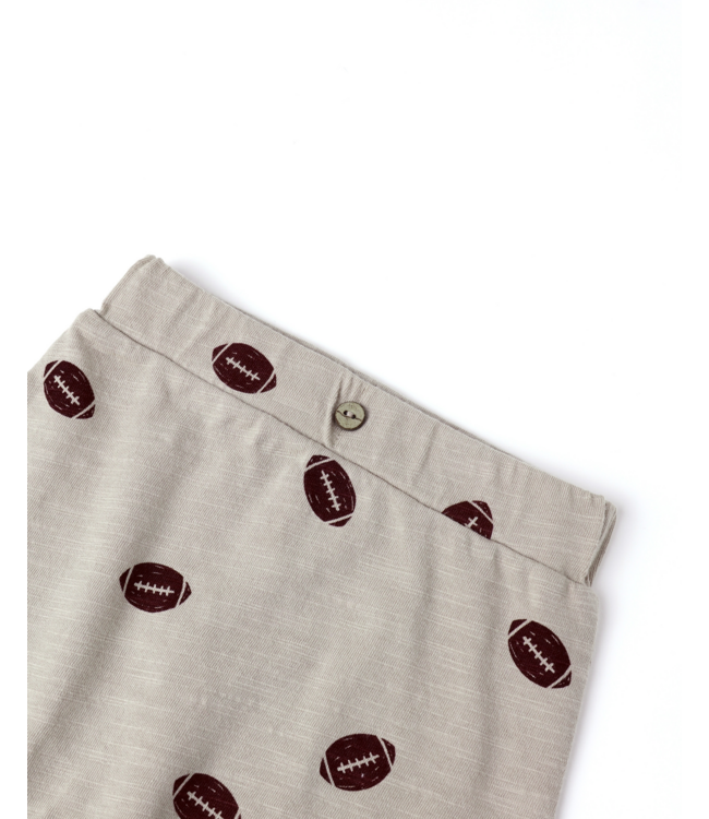 Rylee & Cru Tee + Pant Set - Footballs