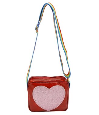 Sparkle Sisters Heart Purse - Red