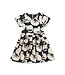 Tea Collection Baby Short Sleeve Wrap Neck Dress - Curious Cats