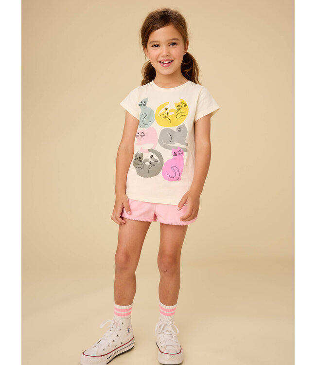 Tea Collection Colorful Cats Graphic Tee