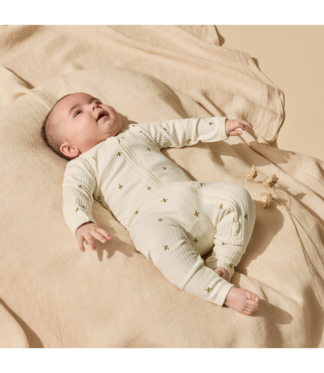 Wilson & Frenchy Bee Mine Organic Zipsuit with Feet