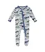 Kickee Pants Footie w/ 2 Way Zipper - Dino Museum