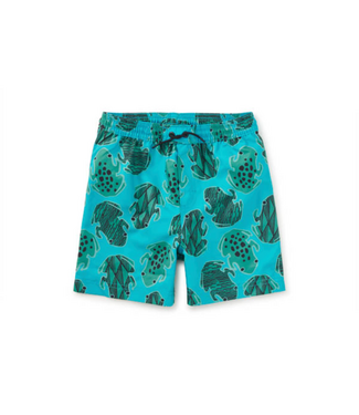 Tea Collection Baby Mid Length Swim Trunks - Hopalong Frogs