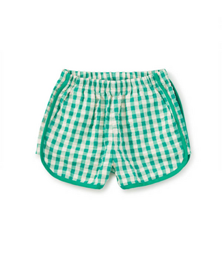 Tea Collection Woven Dolphin Shorts - Garden Party Check