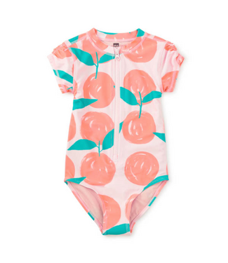 Tea Collection Rash Guard One Piece - Valencia Orange